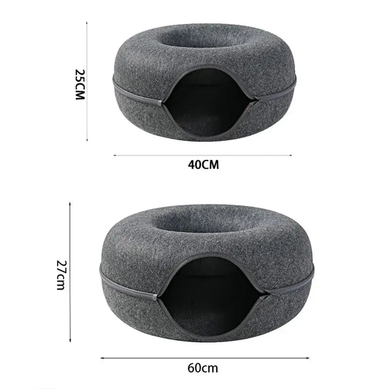 Cat Donut Bed - PawLuxe