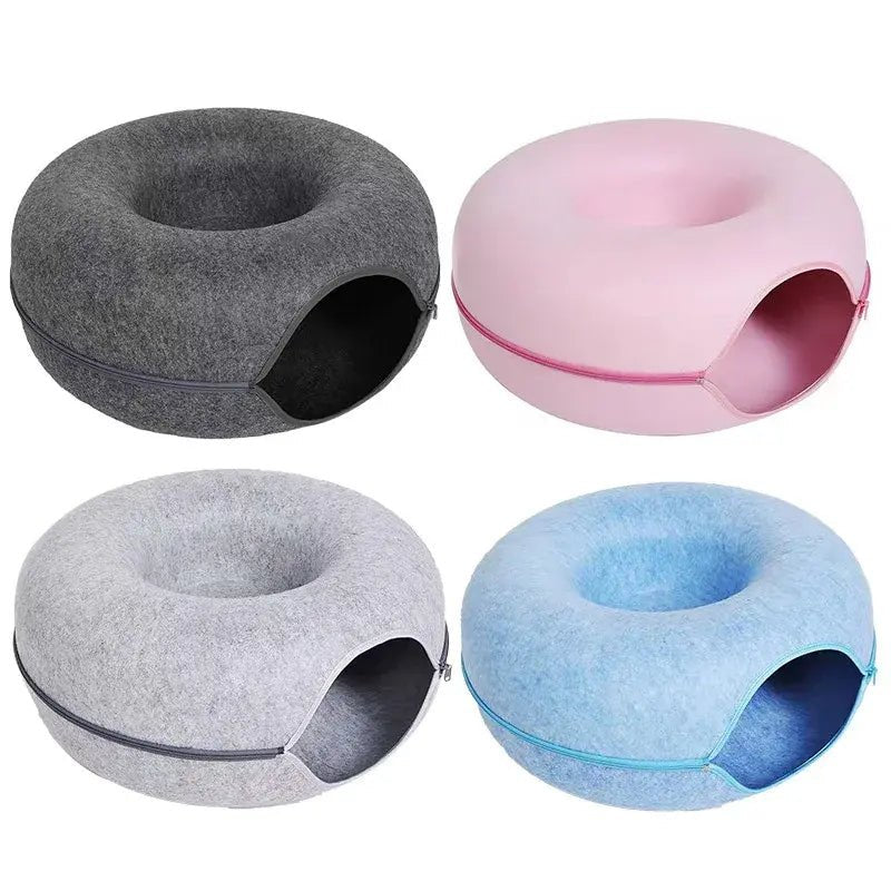 Cat Donut Bed - PawLuxe