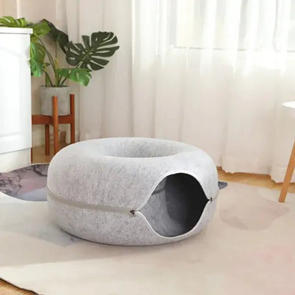 Cat Donut Bed - PawLuxe