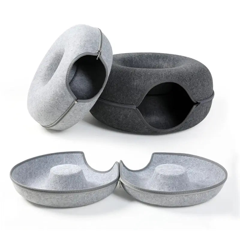 Cat Donut Bed - PawLuxe