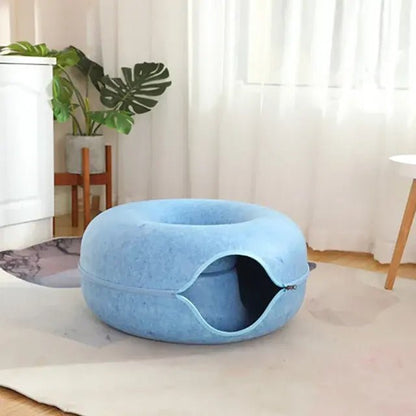 Cat Donut Bed - PawLuxe