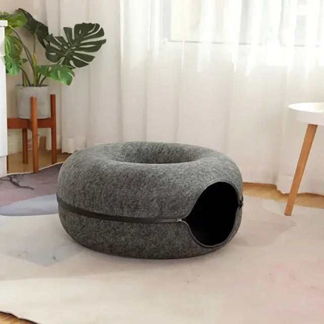 Cat Donut Bed - PawLuxe