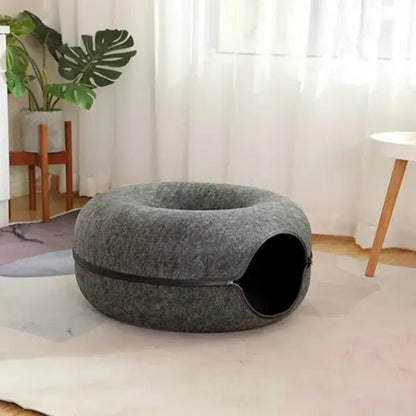 Cat Donut Bed - PawLuxe