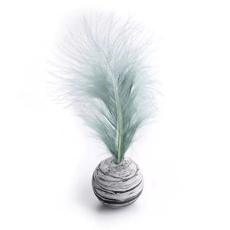 Cat Toy Feather Ball - PawLuxe