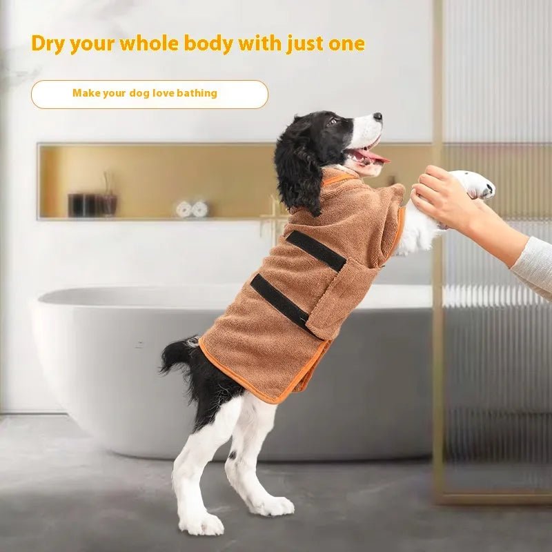 Dog Robe Cat Bath Towel - PawLuxe