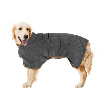 Dog Robe Cat Bath Towel - PawLuxe