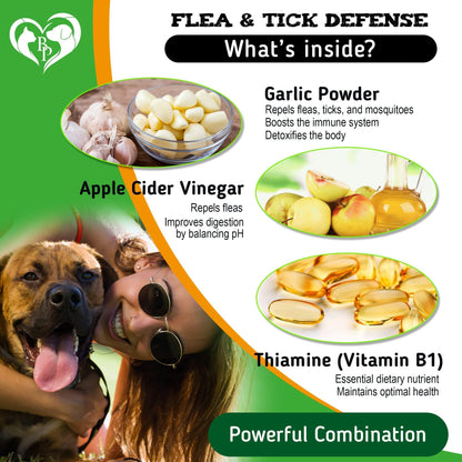 Insects Prevention Chewable Pills for Dogs Natural Pest Control for Pets Dogs - PawLuxe