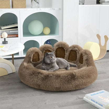 Long Plush Cat Bed - PawLuxe