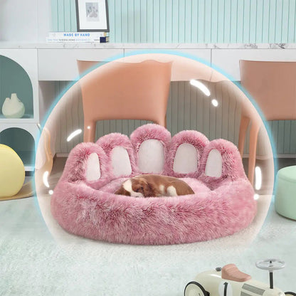 Long Plush Cat Bed - PawLuxe