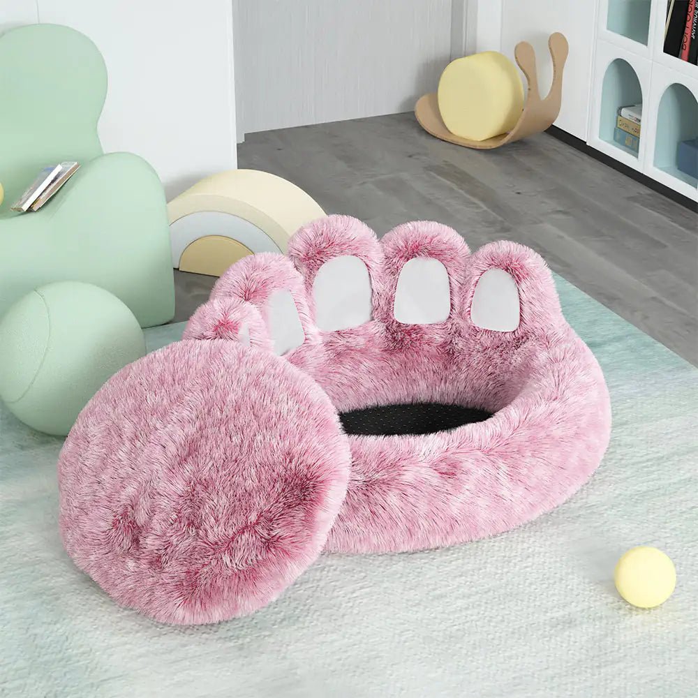 Long Plush Cat Bed - PawLuxe