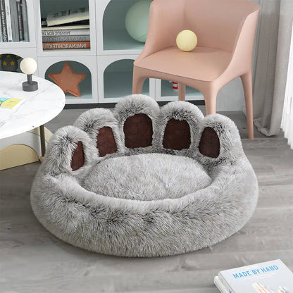 Long Plush Cat Bed - PawLuxe