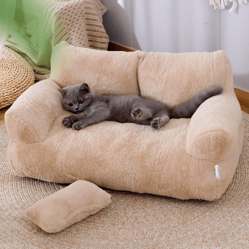 Luxury Plush Cat Bed - PawLuxe