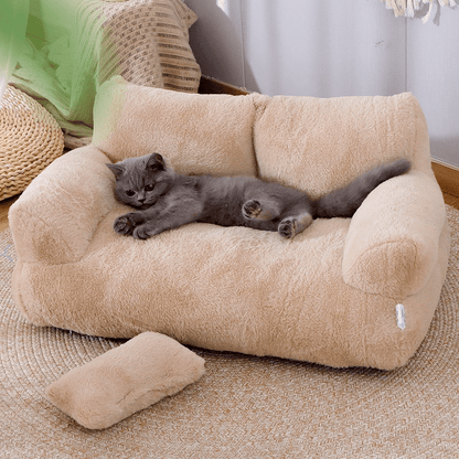 Luxury Plush Cat Bed - PawLuxe