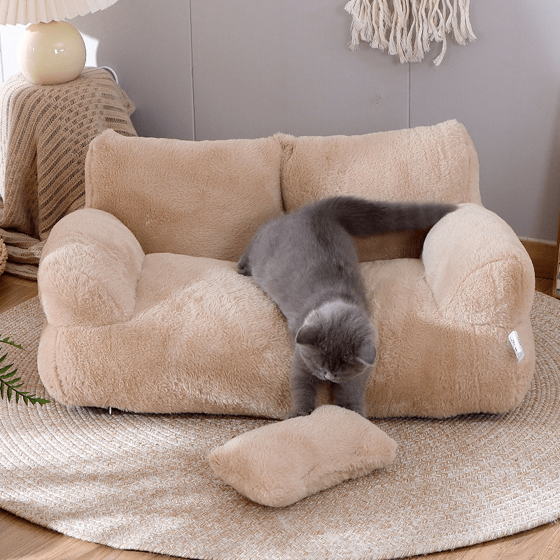 Luxury Plush Cat Bed - PawLuxe