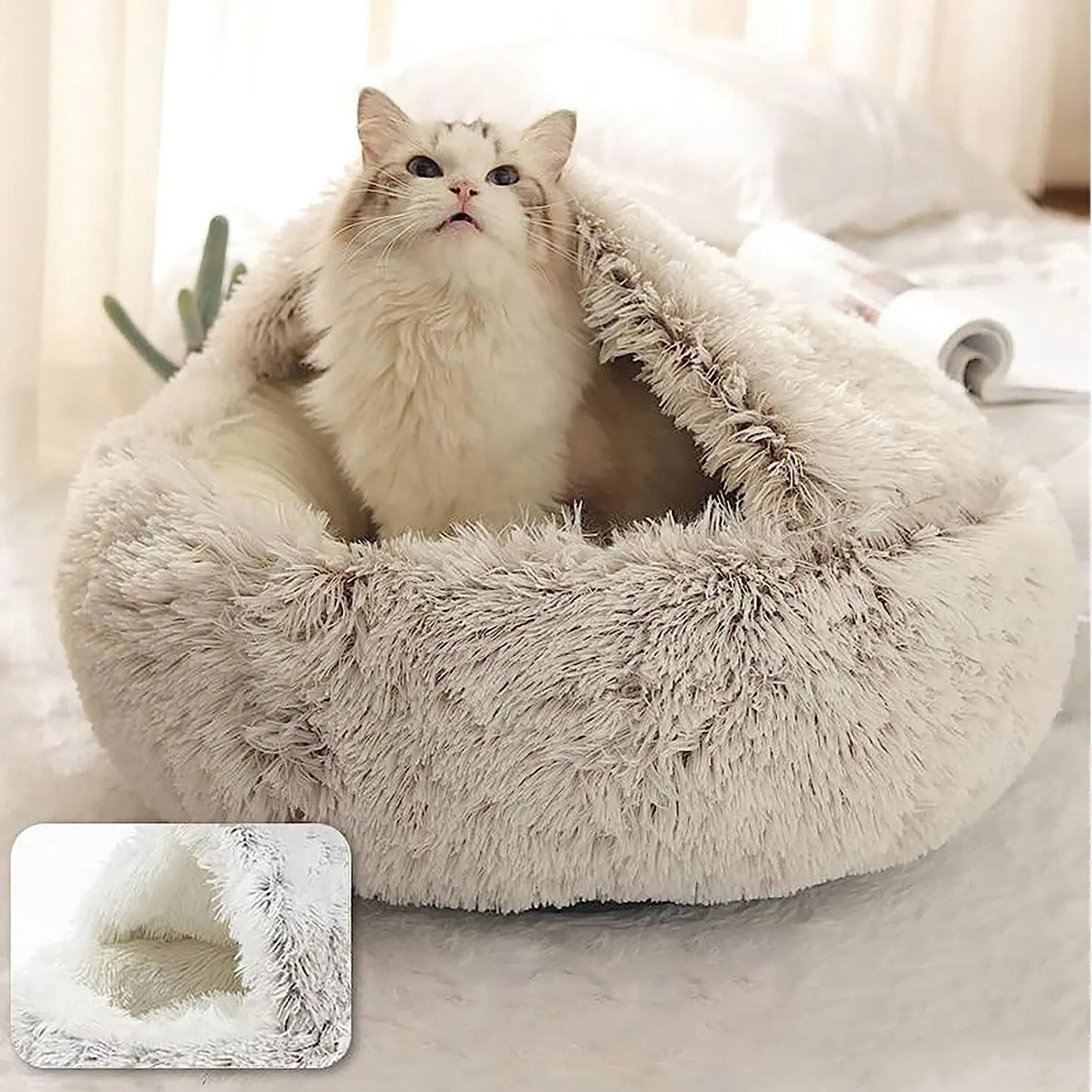 Soft Plush Pet Bed - PawLuxe